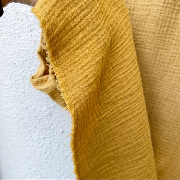 Anthropologie Saturday Sunday Lydia Ombre Tunic Dress Gauze Yellow Sz XS - Picture 5 of 10